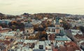 Top view of the Cathedral in Lviv. Royalty Free Stock Photo