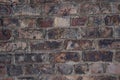 Top view cement texture on the wall. brick floor pattern background. old brick style Royalty Free Stock Photo