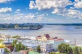 Top view center Nizhny Novgorod