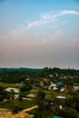 Top view of Chiang Rai province Royalty Free Stock Photo