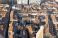 Top view of the city of Cremona, Lombardy - Italy Royalty Free Stock Photo