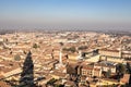 Top view of the city of Cremona, Lombardy - Italy Royalty Free Stock Photo