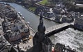 Top view of the city Dinant Royalty Free Stock Photo