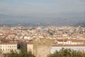 Top view of the city of Florence, Italy.