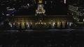 Top view of City Hall in Yekaterinburg. Stock footage. Old city administration building with beautiful architecture and Royalty Free Stock Photo