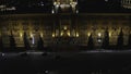 Top view of City Hall in Yekaterinburg. Stock footage. Old city administration building with beautiful architecture and Royalty Free Stock Photo