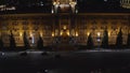 Top view of City Hall in Yekaterinburg. Stock footage. Old city administration building with beautiful architecture and Royalty Free Stock Photo