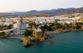 Top view of the city of Nerja on Mediterranean coast of Spain Royalty Free Stock Photo
