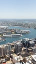 Top view of the city from Sydney Tower, Australia Royalty Free Stock Photo