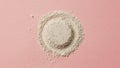 top view clay powder mixture. High quality photo