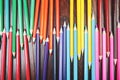 Colorful pencils background Royalty Free Stock Photo