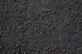 Top view, close-up of Organic black soil texture pattern background. Can be used planting tree. Surface has grunge and rough. Royalty Free Stock Photo