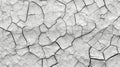 top view cracked soil ground Earth texture on white background, desert cracks,Dry surface Arid in drought land, floor has many Royalty Free Stock Photo