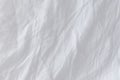 Top view of creased bedding sheets