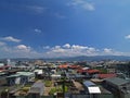 Top View of a Crowded City in Asia