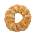 Top view cruller Royalty Free Stock Photo