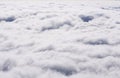 Top view of cumulus clouds. Abstract background Royalty Free Stock Photo