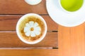 A cup of coffee on table Royalty Free Stock Photo
