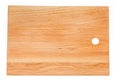 Top view of cutting board made of natural oak wood Royalty Free Stock Photo
