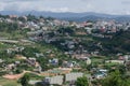 The top view of the Dalat city Vietnam.