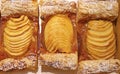 Top View of Freshly Baked Apple Tarts