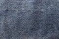 Top view of denim jeans texture. Canvas jeans background of dark blue color with details Royalty Free Stock Photo