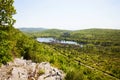 Top view of the DoberdÃÂ² lake Royalty Free Stock Photo