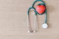 Top View of Doctor Workspace With Stethoscope and Personal Equipment on Table Desk, Above View of Doctor Working Space at Clinic Royalty Free Stock Photo