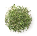 Top view of dried wild thyme Royalty Free Stock Photo