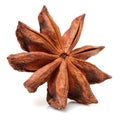 Top view of dry star anise fruit and seeds Royalty Free Stock Photo