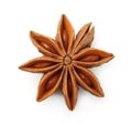 Top view of dry star anise fruit Royalty Free Stock Photo