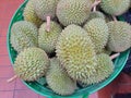 Durians on sale in Singapore