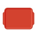 Top view of empty plastic tray, Royalty Free Stock Photo