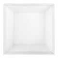 Top view of empty square box