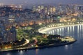 Top view of Enseada de Botafogo and Flamengo Beach, Rio de Janeiro, Brazil Royalty Free Stock Photo