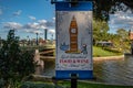 Top view of Epcot Internatonal Food and Wine sign at Walt Disney World 3