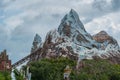 Top view of Expedition Everest rollercoaster at Animal Kingdom