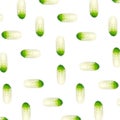 Top view of a flat lay over cucumbers with a geometric pattern on a white background. The concept of food, vegetable growing, harv Royalty Free Stock Photo