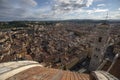 Top view of the florence duomo in italy Royalty Free Stock Photo