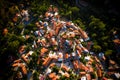 Top view of Foini village, Cyprus Royalty Free Stock Photo