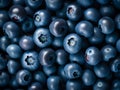 top view of fresh blueberries background