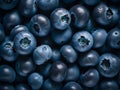 top view of fresh blueberries background