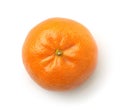Top view of fresh ripe mandarin fruit