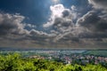 Top view of Gdansk City of Poland Royalty Free Stock Photo