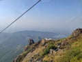 top view of Girnar mountain in day time