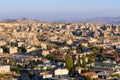 Top view of Goreme town in the morning. Cappadocia. Turkey Royalty Free Stock Photo