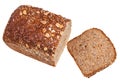 Top view of grain bread loaf Royalty Free Stock Photo