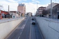 top view of the Gran Via ring road of Sabadell  Catalonia  Spain Royalty Free Stock Photo