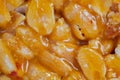Top view: granola peanut bar - Gozinaki - macro, close up Royalty Free Stock Photo