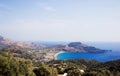 Top view Greece